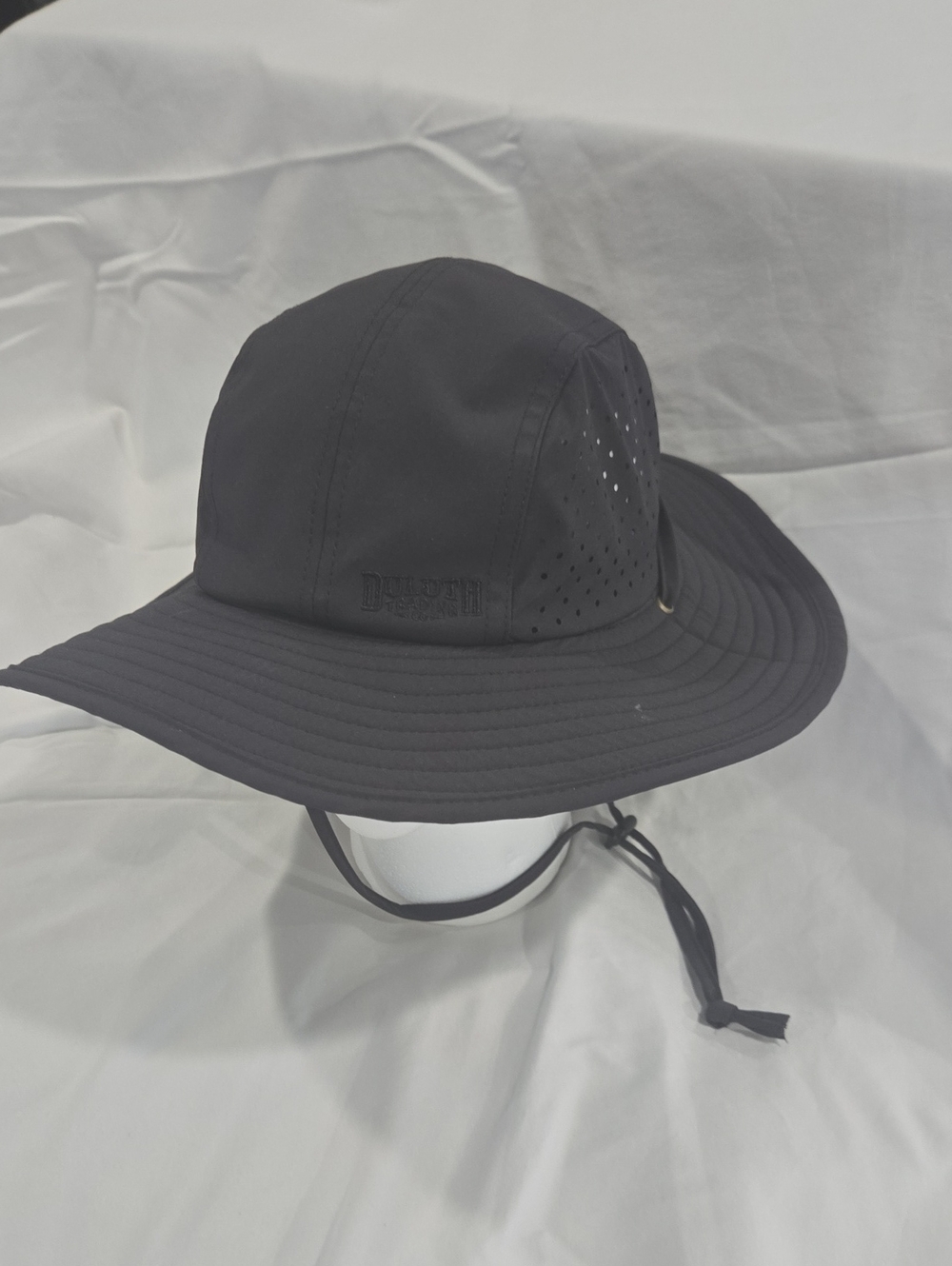 Duluth Trading Co Sun Beach Wide Brimmed Gray Hat Womens Size Large L Pre-owned